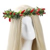 KorViSHOW Red Chili Pepper Flower Headband - Funny Chili Pepper