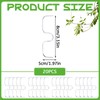 LUMOOM Pack of 20 Branch Separators for Fruit Trees, M-Shaped
