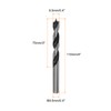 sourcing map Brad Point Drill Bits 9.5mm(24/64") Dia Straight Round