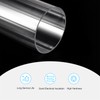 sourcing map Plastic Pipe Rigid Polycarbonate Round Tube Clear 2.8"(71mm)