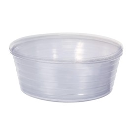TIXIPEM 14IN Plant Pot Saucer [10PCS] - Round Deepened Flower Drip Tray Use for Indoor Outdoor Garden Potted Plants - [Clear] Plastic Plant Saucer
