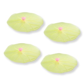 Set of 4 Charles Viancin Silicone Drink Covers – Wine Glass Covers – Small Silicon Lids – Cup Covers – 4 Inch Coffee Cup Lids