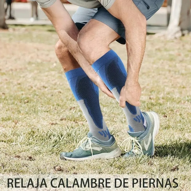 3 Medias Calcetas Compresión U Alivia Varices Y Circulación