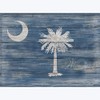 Young's Inc Wood South Carolina Flag - 24'' x 18''