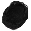 Men's Short Black Wig High Temperature Silk Layered Realistic Breathable
