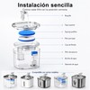 MXCOCO 8pcs Filtros Fuente de Agua de Gatos, Sistema Filtración
