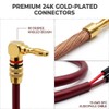 CDPMWVC 13 AWG Speaker Cable 6ft 2-Pack, OFC Banana Plug