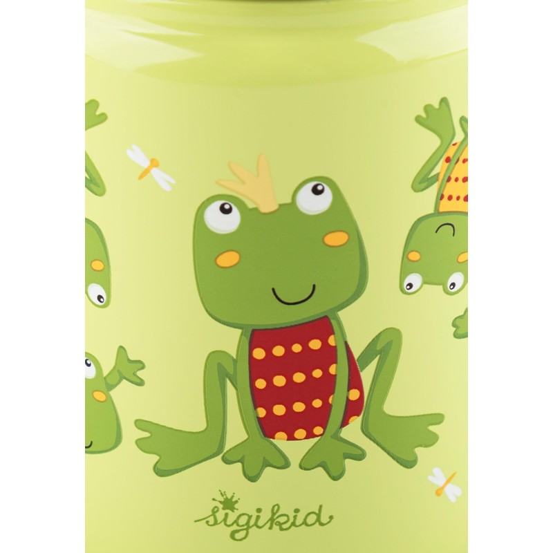 Stainless Steel Drinking Bottle 400 ml Children's Frog Design