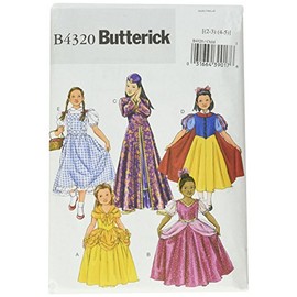 Butterick Patterns B4320 Children's/Girls' Costume, Size CHILD (2-3) (4-5) by BUTTERICK PATTERNS