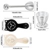 Egg Opener Set, 2 Pieces Egg Yolk Separator, One Stainless