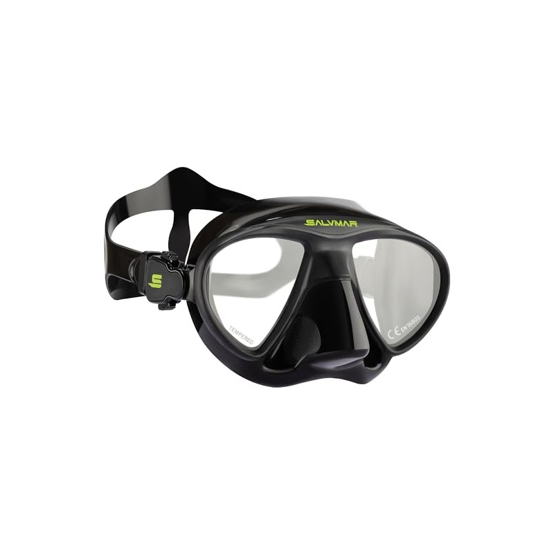 SALVIMAR Unisex - Adult Goblin Diving Mask, Black, One Size