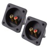 Gadpiparty 2pcs Subwoofer Box Terminal Binding Post Speaker Wire Connector