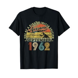 63 Year Old Birthday Gifts For Men September 1962 63rd Bday T-Shirt