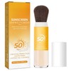 Mineral Powder Sunscreen Brush, Scalp Sunscreen SPF 50, Mineral Sunscreens