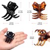 4-Piece Medium Hair Claw Clips for Women-Versatile Small Claw Clips