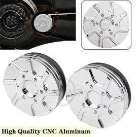 Unbranded Chrome CNC Swingarm Pivot Covers For Harley Night Rod Special 07-17 V-Rod 06-17