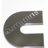 Cummins Diesel Engines Logo Chrome Badge Emblem Decal.