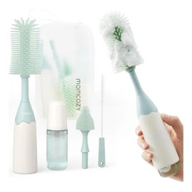Momcozy Cepillo Limpiar Para Biberones Bebé Verde Ls002, Cepillo Limpiador Para Biberones, Extractores De Leche, Tetinas Y Más