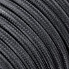 ledscom.de Textile Cable, 3 m, Black, 2 x 0.75 mm²,