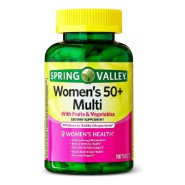 Spring Valley Multivitaminico Mujer 50+ Con 150 Tabletas Sabor Sin Sabor