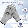 Wsobue Spearfishing Gloves,2 Pairs Cut Resistant Diving Gloves Firm Grip,Thin