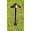 Ironsmith Lighting Products Mushroom Style Path Light Top, Solid Brass