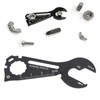 11 in 1 Outdoor Wrench Multifunctional Bottle Opener Keychain Screwdriver