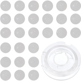 Bymitel 6mm Natural White Jade Round Beads Gemstones Genuine with 210pcs DIY Jewelry Making Unisex (6mm 210pcs, White Jade)