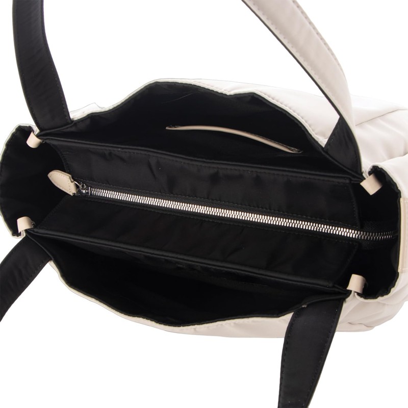 Isaac Tote Bag, Nylon Bonding Tote, Size M, Black