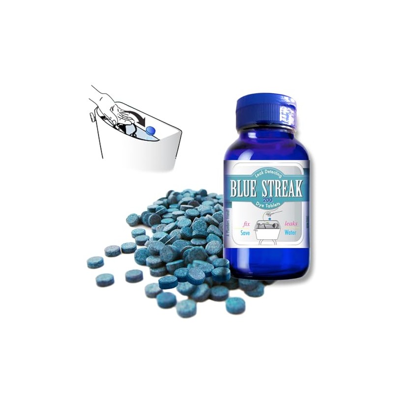 New Resources Group Blue Streak Dye-Tablets Bluing Silent Leak Detection