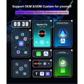 Winnes Carplay Wireless Adapter and Android Car Wireless 2 in 1 - Converts Android Car/Carplay from Cablato to Wireless, Supports Auto Con Wired CarPlay, iOS 10+ Android 11+, USB C/A, Plug & Play