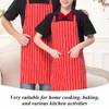CYNOSURETECH 1 Halterneck Striped Apron, 1 Bow Tie, 1 Chef