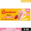 "Bauducco" Bauducco Strawberry Wafer Cookies 9.0 oz - Indulgent 3-Layer
