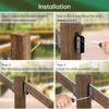 IRENPORU 4PCS 30° Stair 2”x 4” Stainless Steel Deck Railing