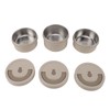 Insulated Food Container Beige 316 Stainless Steel Round Sealed Leak