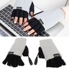 USB Heated Gloves Adult Winter Soft Fashionable Fingerless Heating Gloves