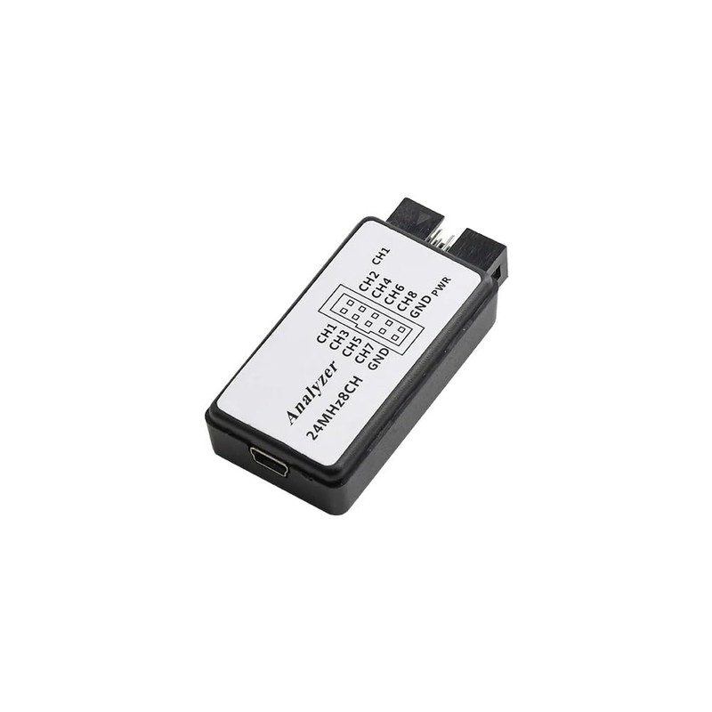TECNOIOT 1PC USB Logic Analyzer 24MHz 8CH 8CH Debugger for