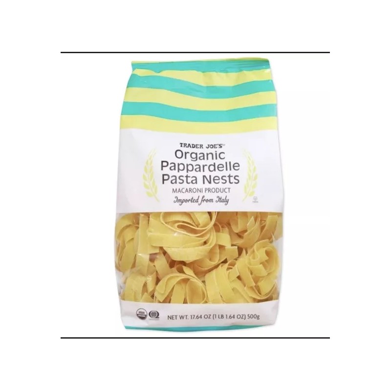 Trader Joe's 2 Packs Trader Joe's Organic Papperdelle Pasta Nests