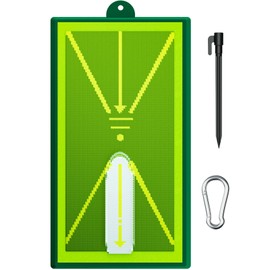 Soluxy Golf Practice Hitting Mat, Golfing Swing Training Matt Aids, 18.7"x9.8" Practice Mats Indoor Outdoor, Golfing Gifts for Golfers Men, Portable Golf Matt for Analyzing Swing Path Feedback