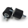 Anti-Vibration Rubber Isolator Mounts with Studs Shock Absorber, M8