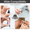 14 PCS Hearing Aid Tulip Dome Replacement Compatible with GN