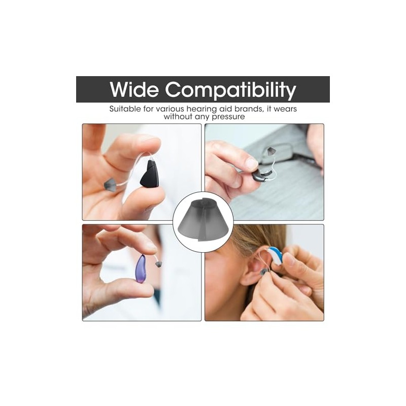 14 PCS Hearing Aid Tulip Dome Replacement Compatible with GN