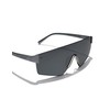 HAWKERS AERO Sunglasses for Men and Women, Silver chrome
