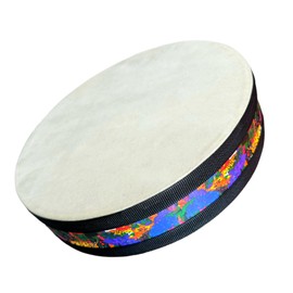 10 '' Wooden Sheepskin Ocean Drum, Simulating The Sound Of Waves, Sound Energy Wave Drum, Sound Healing Instrument, Yoga Meditation，For Sound Healing