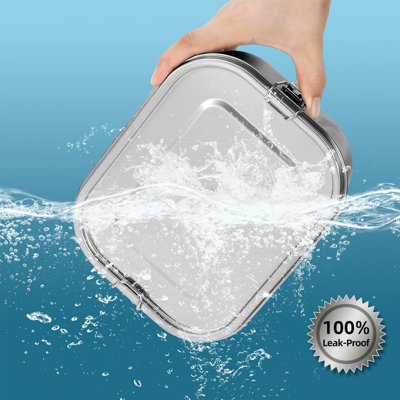 UPTRUST Leak Proof Stainless Steel Lunch Food Container, 1200ML/40oz Large
