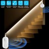 NIVOTA Dual Sensor Stair Light Strip, Double Motion Activated Sensor
