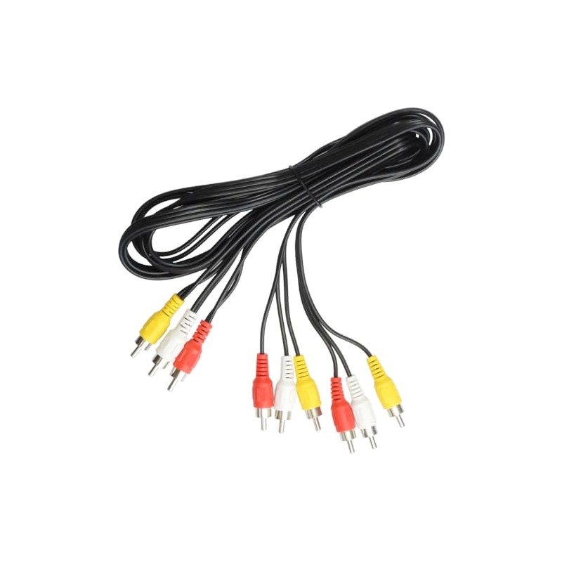 KAUMO 2 Branch AV Cable Male (RCA Red White Yellow