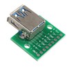HALJIA 2 USB 3.0 to DIP 2.54mm 9pin female PCB