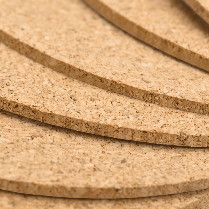 QUARKZMAN 95 mm (3.74 inches) round coasters, 4 mm thick