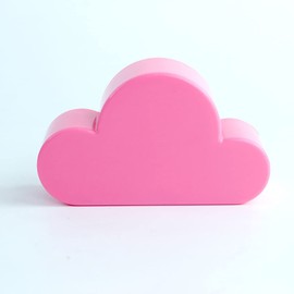 Creative and Colorful Decorative Cloud-Shaped Magnet Keychains, Perfect for Door, Entryway Decorative Wall Mount Holder for Key (Pink)